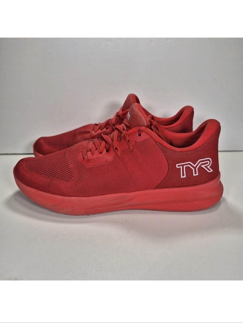 TYR Techknit RNR 1 Red Shoes Men Size 12 Women Size 13.5 Running Sneakers